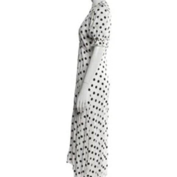 FAITHFULL THE BRAND, Polka Dot Print Long Dress, Size: XS - Picture 2 of 3